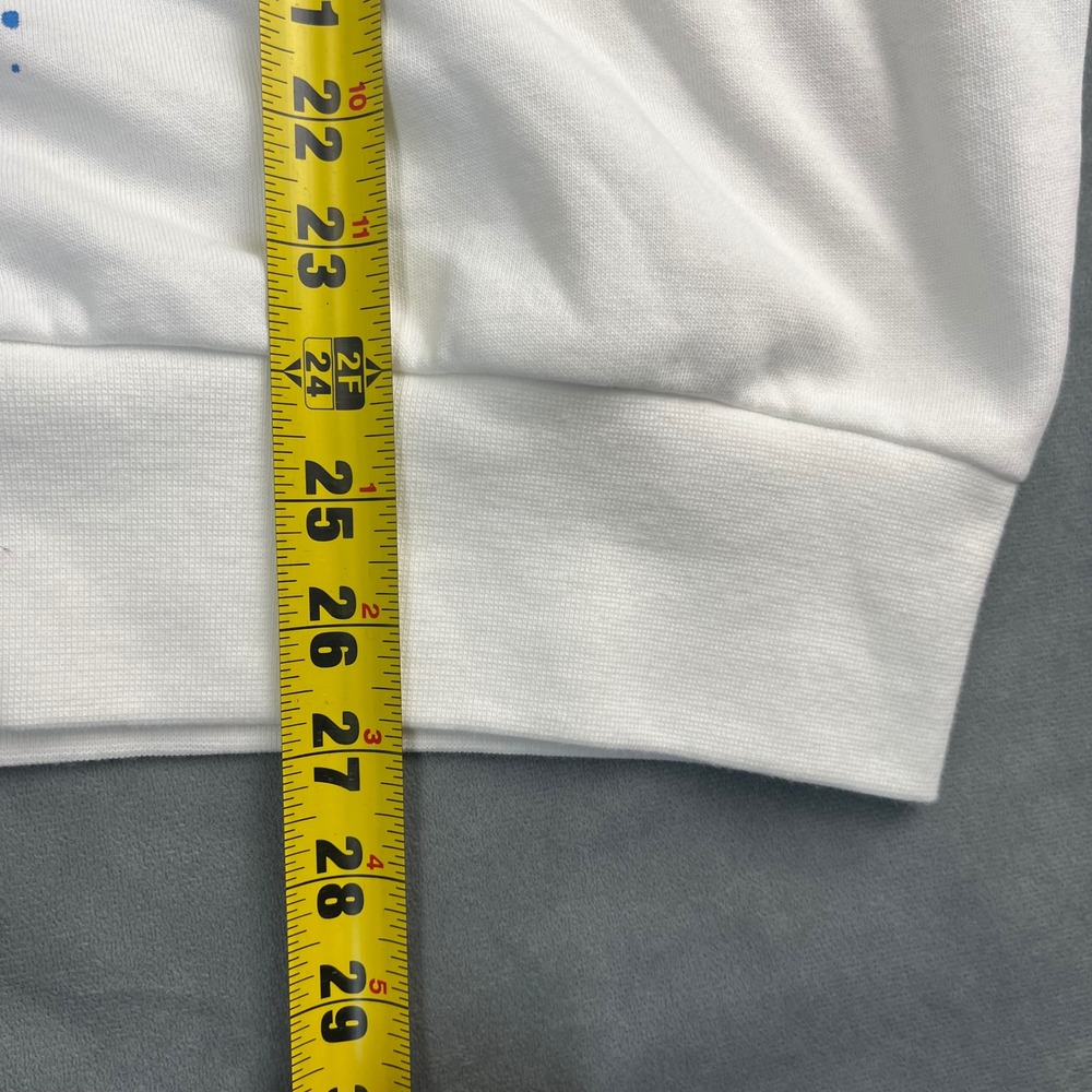 NWT Polo Ralph Lauren Tie Dye Logo Fleece Crewneck Sweatshirt Mens Small White‎ - Picture 7 of 9